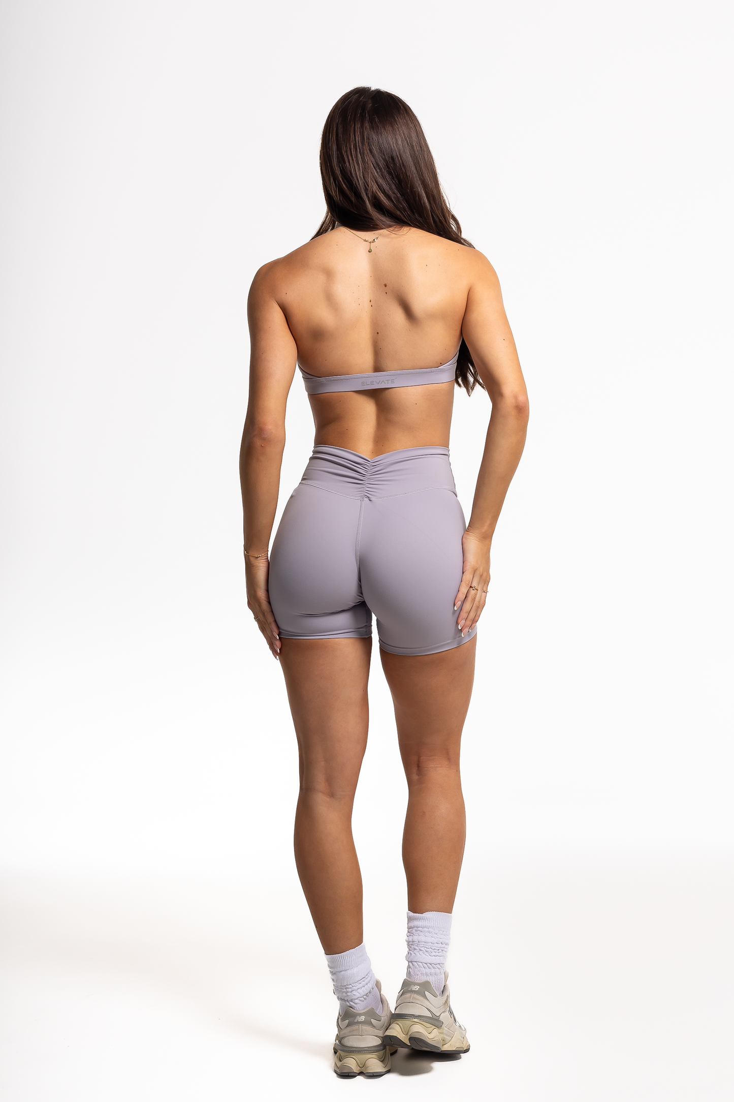 Sculpt shorts - Lilac Grey