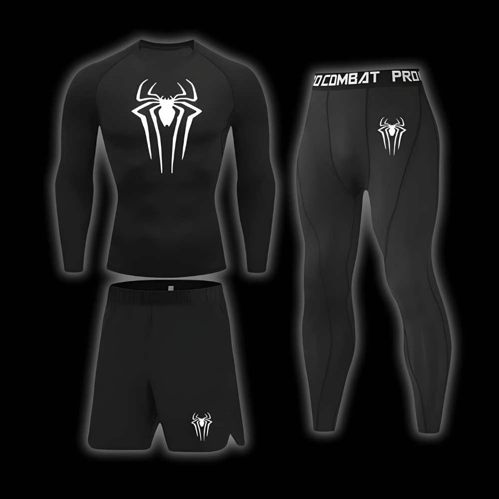 Spider Long Sleeve Compression Shirt | Set