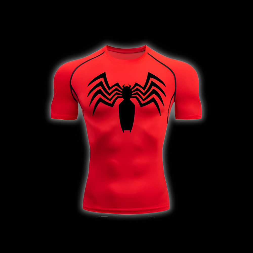 Spider Short Sleeve Compression Shirt