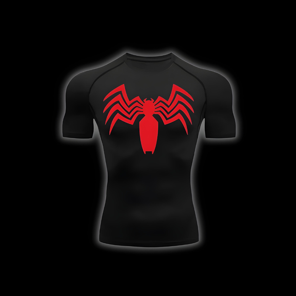 Spider Short Sleeve Compression Shirt