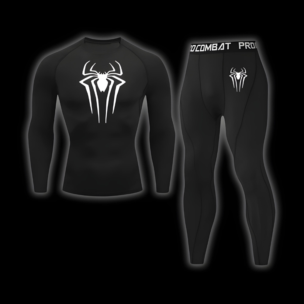 Spider Long Sleeve Compression Shirt | Set